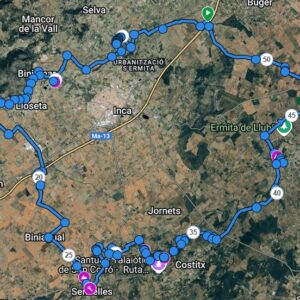 Around Inca - 54 kms